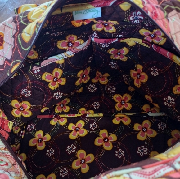 Vera Bradley buttercup travel kit with set